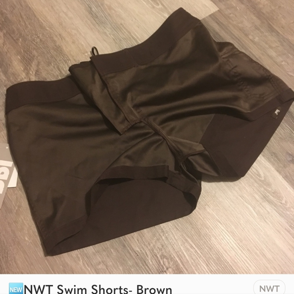 Swim Shorts- Brown